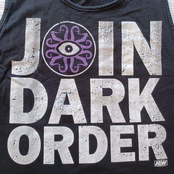 All Elite Wrestling AEW Brodie Lee "Join the Dark Order" Tank Top Adult XL - Picture 3 of 7